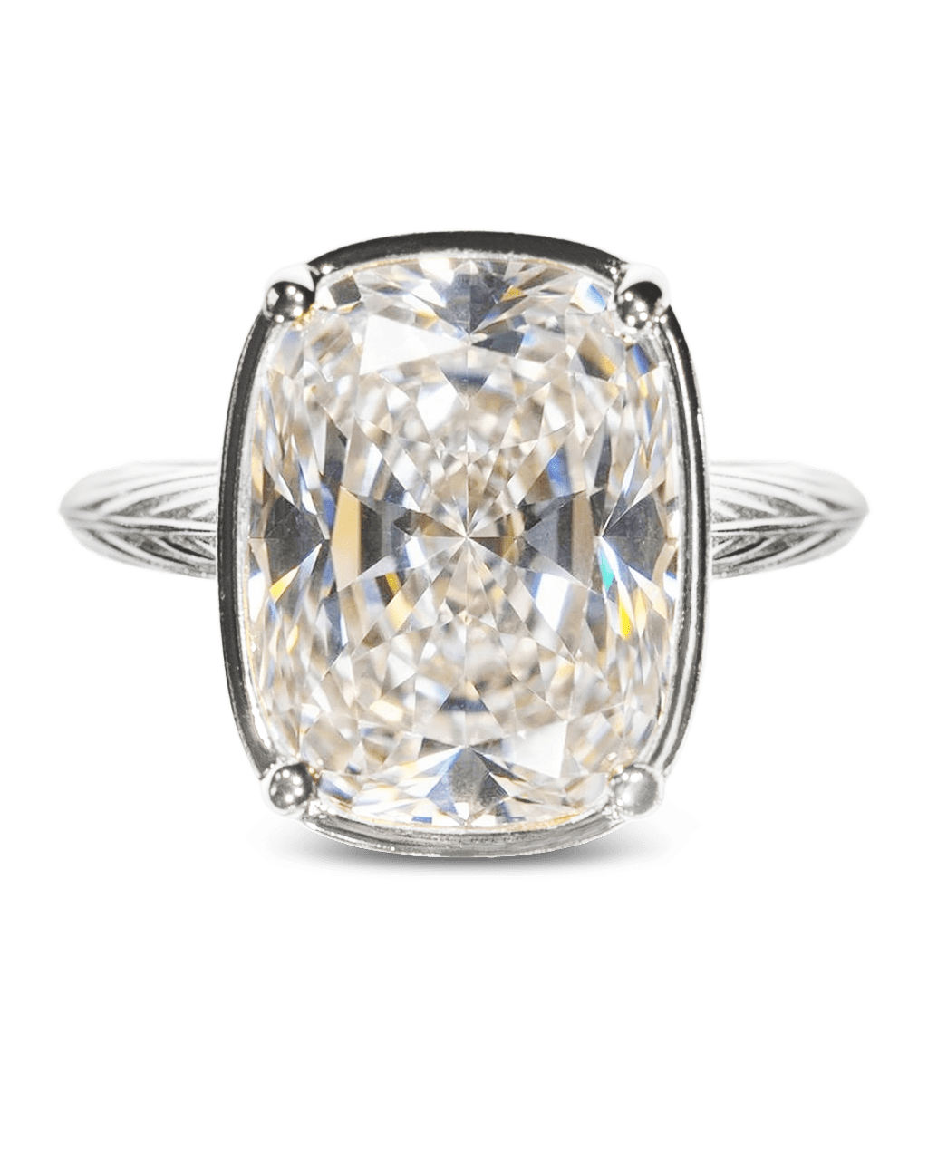 Sterling Silver Elongated Cushion Cocktail Ring